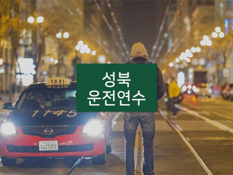 성북운전연수 후기
