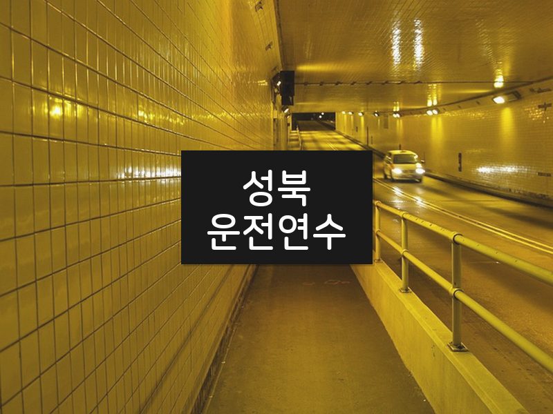 성북운전연수 후기