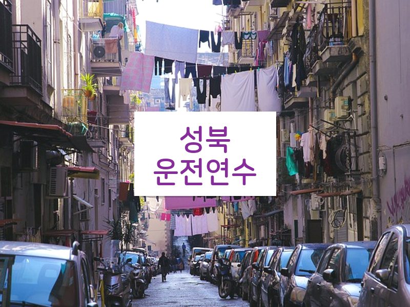 성북운전연수 후기