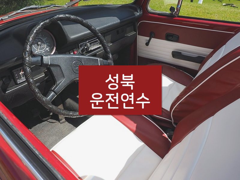 성북운전연수 후기
