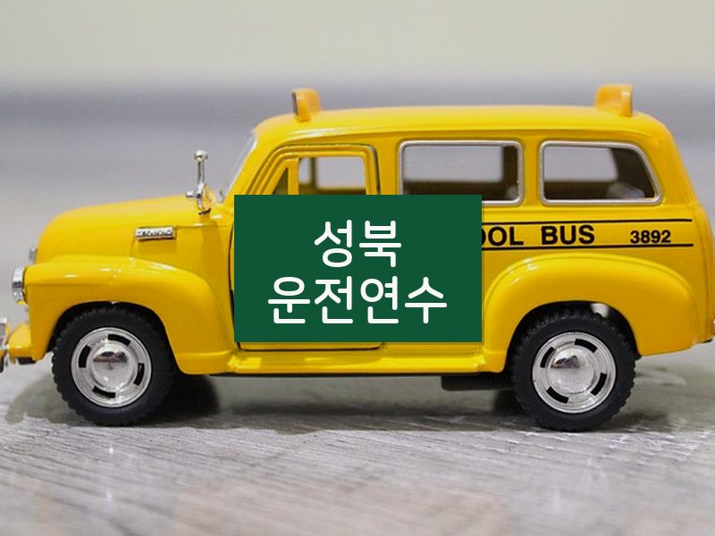 성북운전연수 후기