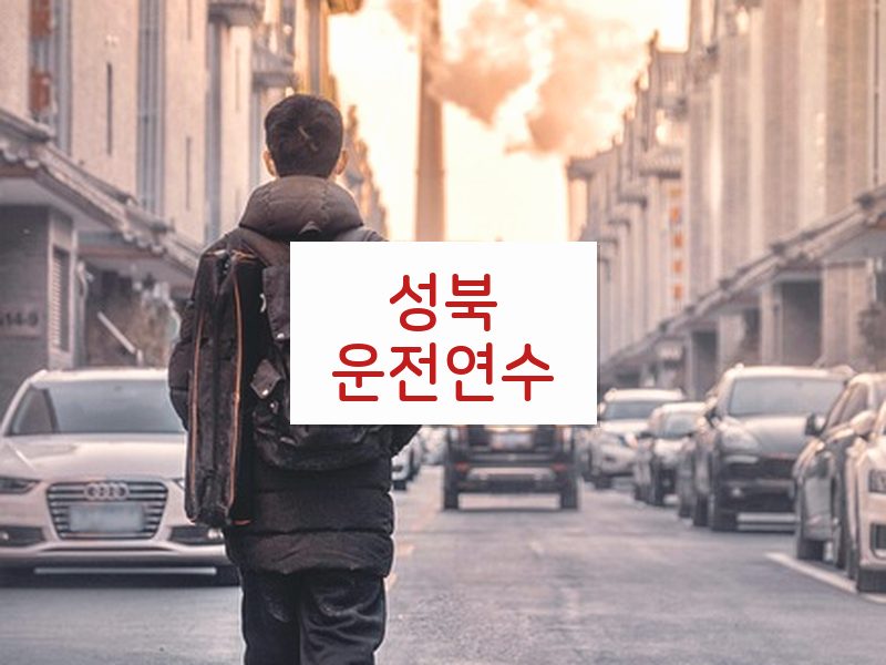 성북운전연수 후기