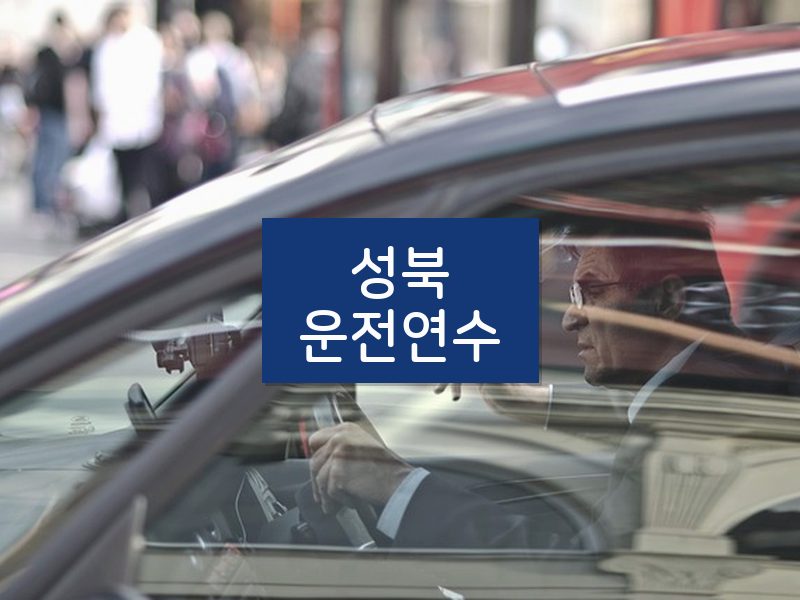 성북운전연수 후기
