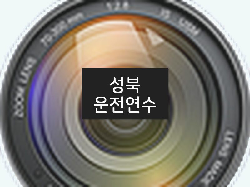 성북운전연수 후기