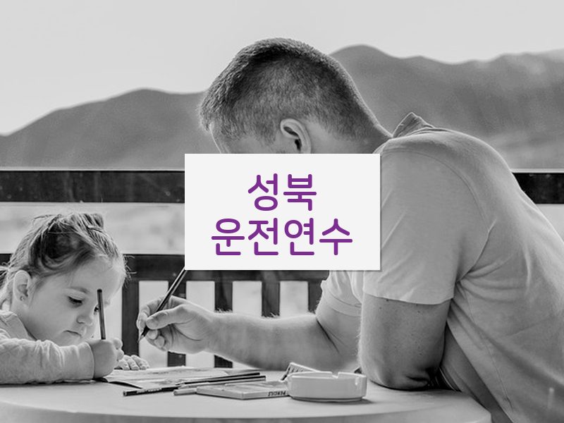 성북운전연수 후기