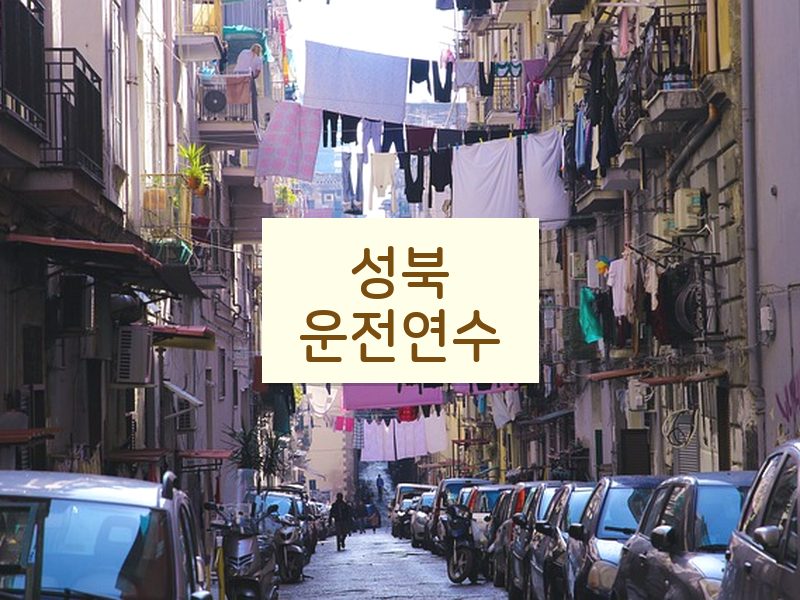 성북운전연수 후기