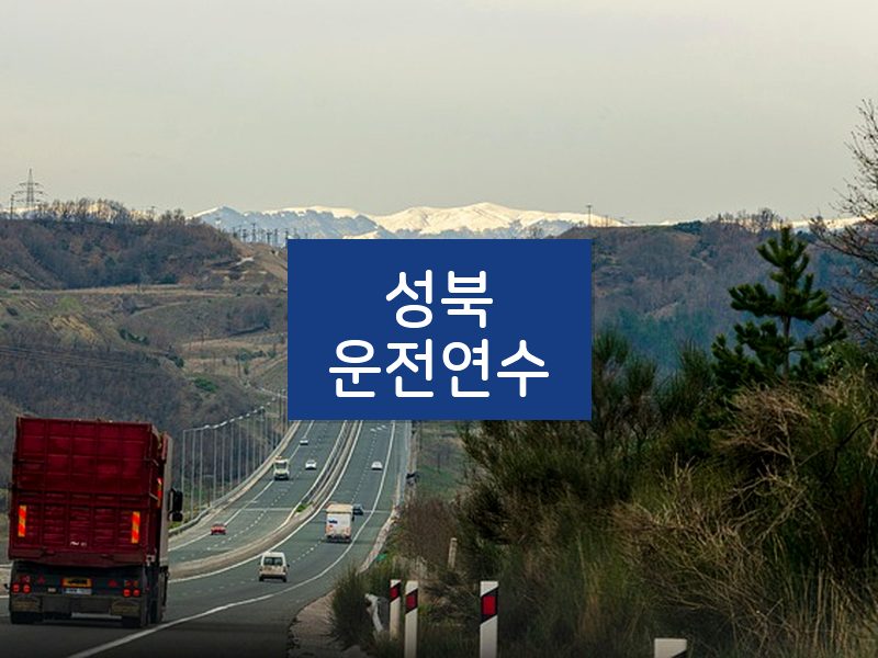 성북운전연수 후기