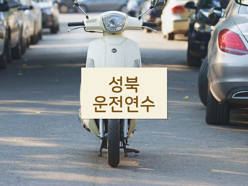 성북운전연수 후기
