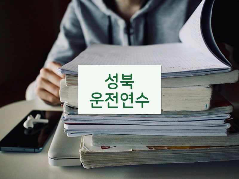 성북운전연수 후기