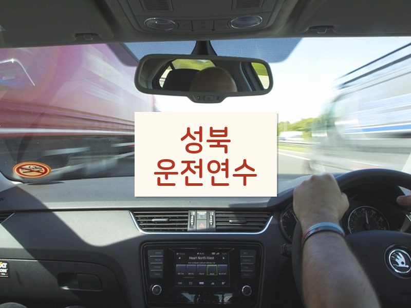 성북운전연수 후기