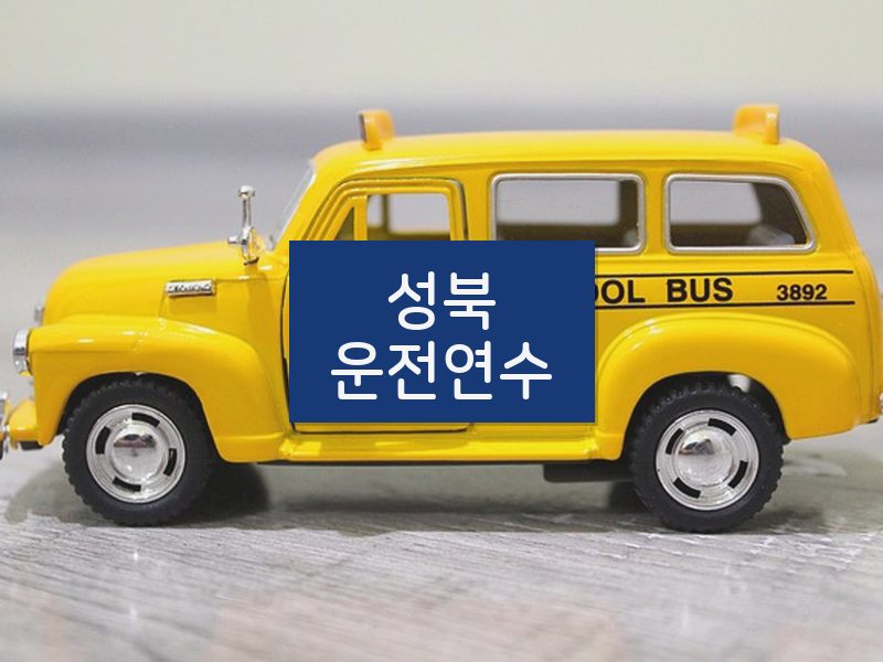 성북운전연수 후기