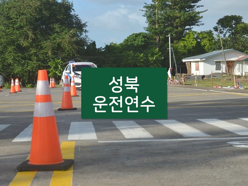 성북운전연수 후기