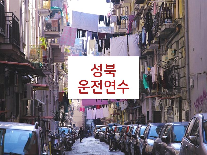 성북운전연수 후기