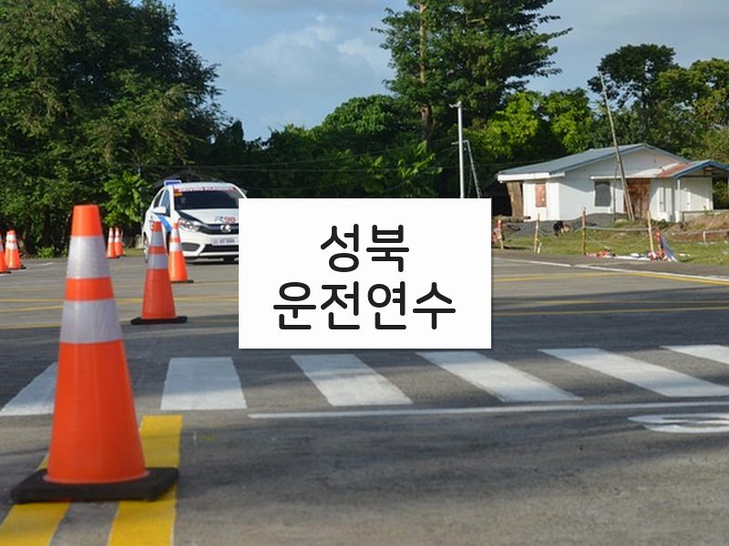 성북운전연수 후기