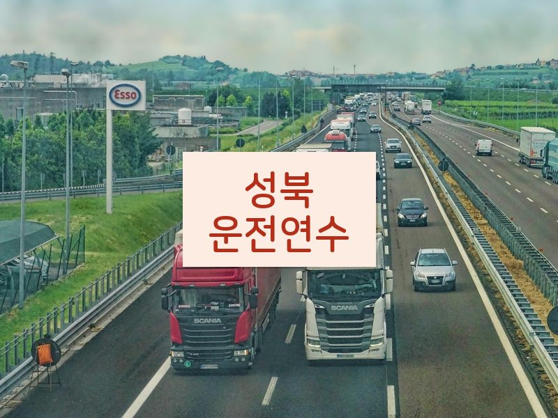 성북운전연수 후기