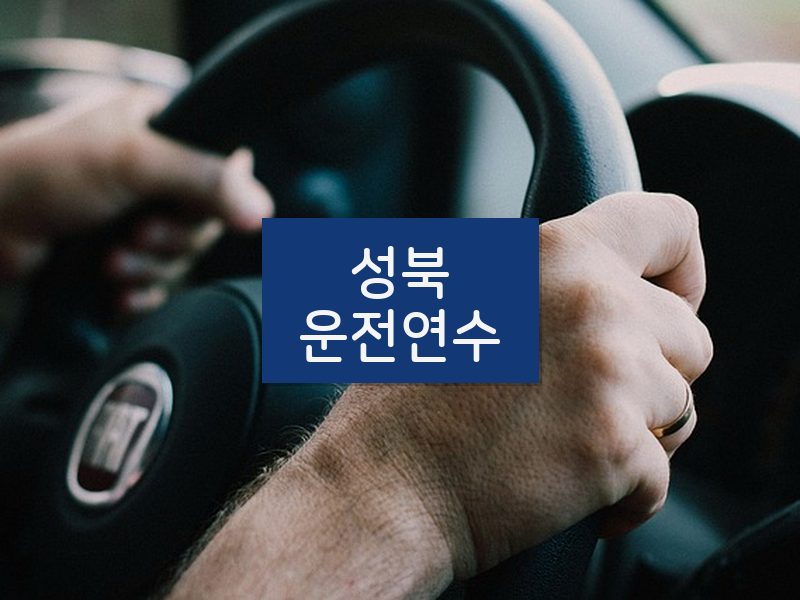 성북운전연수 후기