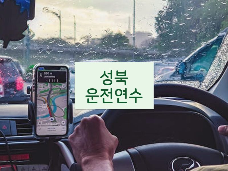 성북운전연수 후기