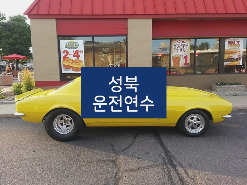 성북운전연수 후기