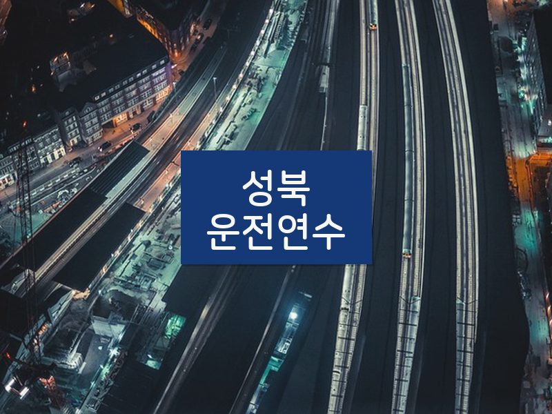 성북운전연수 후기