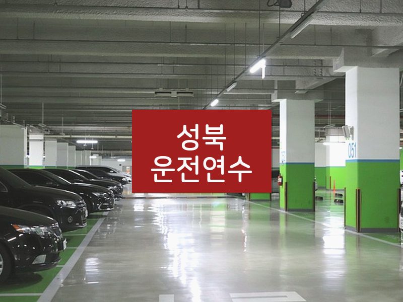 성북운전연수 후기