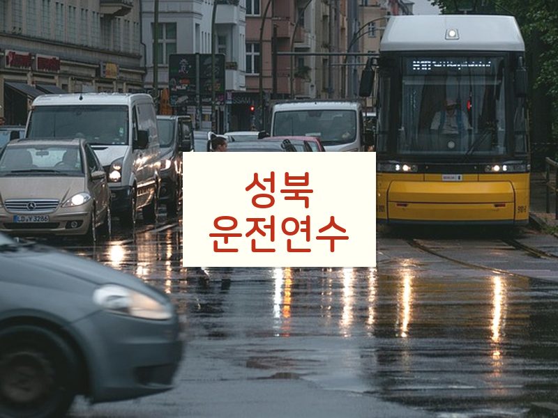성북운전연수 후기