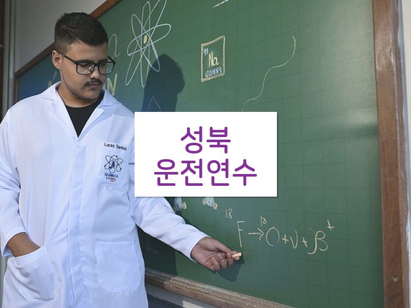 성북운전연수 후기