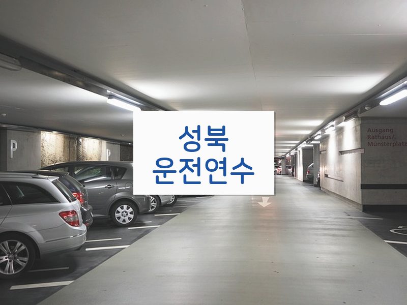 성북운전연수 후기