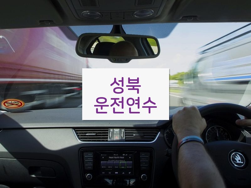 성북운전연수 후기