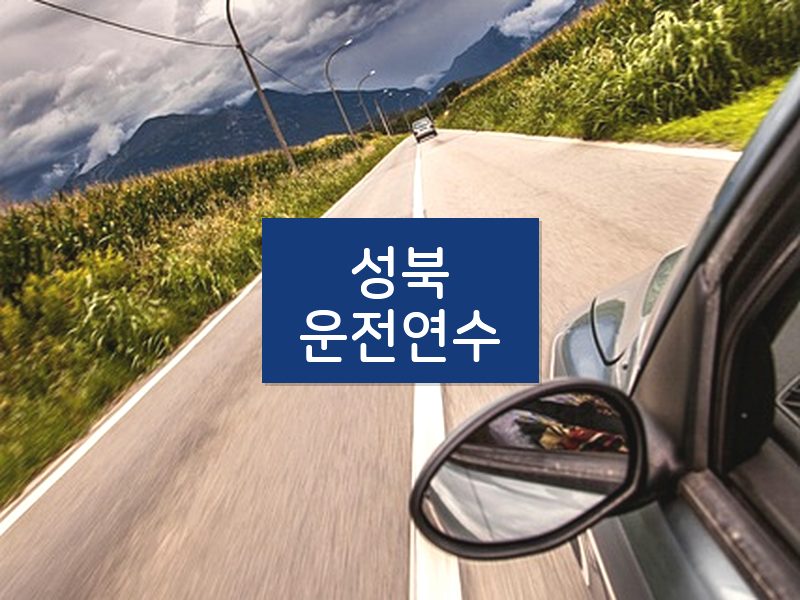 성북운전연수 후기