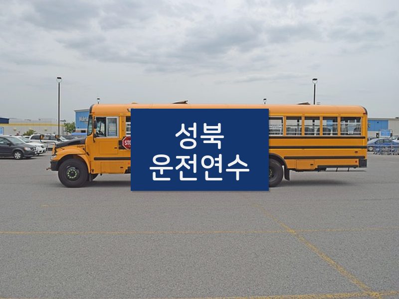 성북운전연수 후기