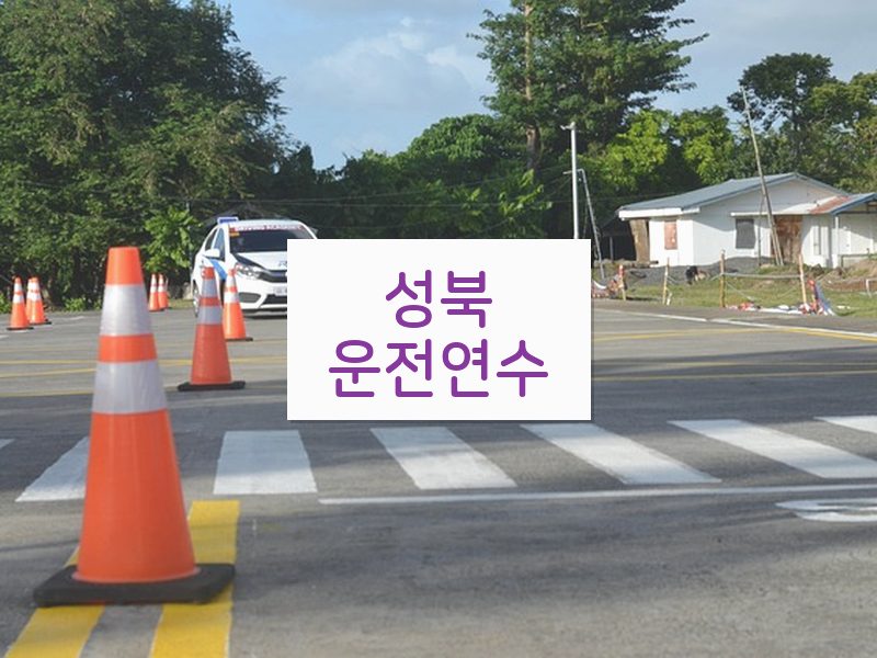 성북운전연수 후기