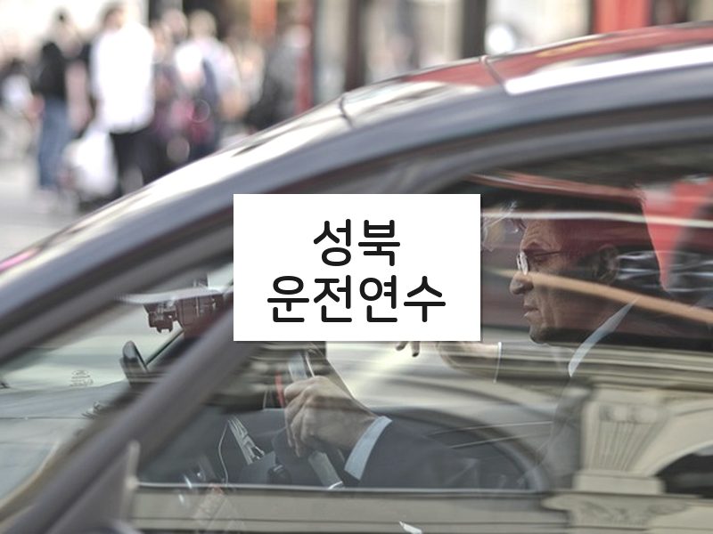 성북운전연수 후기