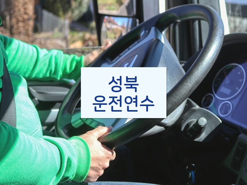 성북운전연수 후기