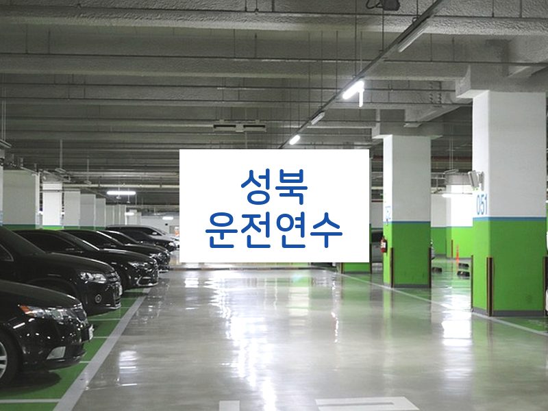 성북운전연수 후기