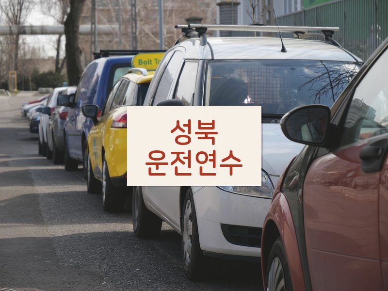 성북운전연수 후기
