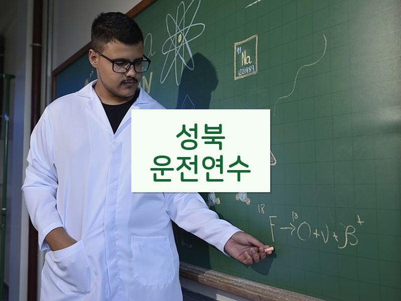 성북운전연수 후기