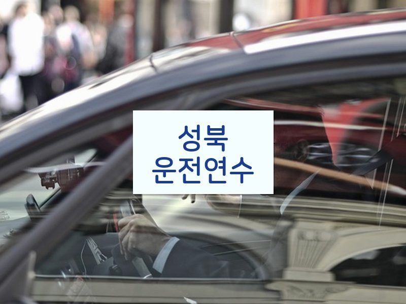성북운전연수 후기