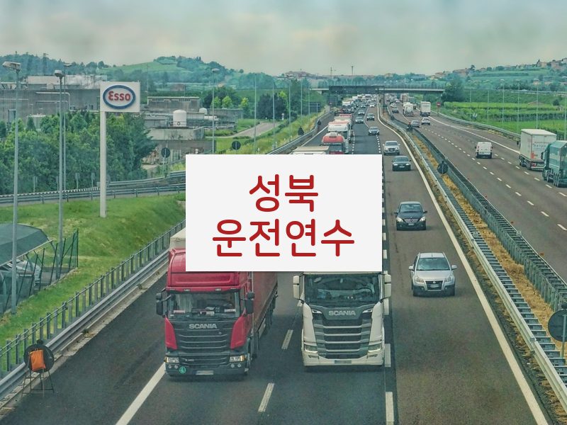 성북운전연수 후기