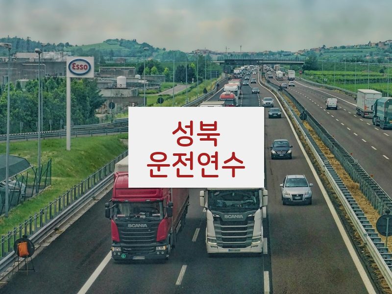 성북운전연수 후기