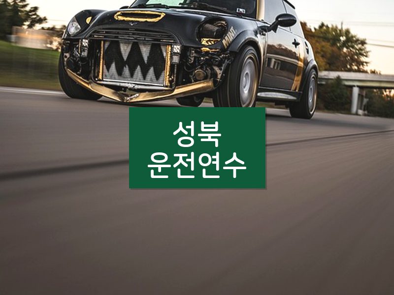 성북운전연수 후기