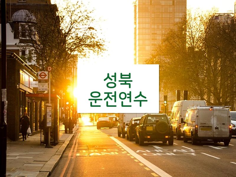 성북운전연수 후기