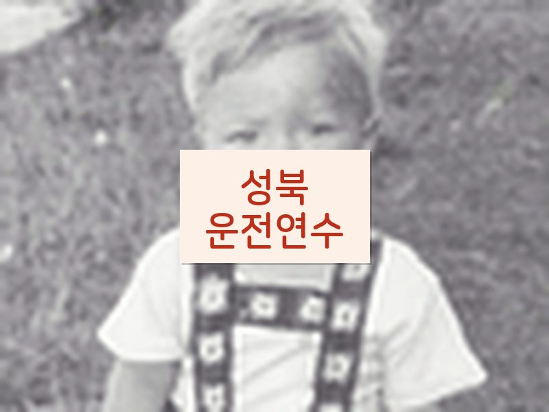 성북운전연수 후기