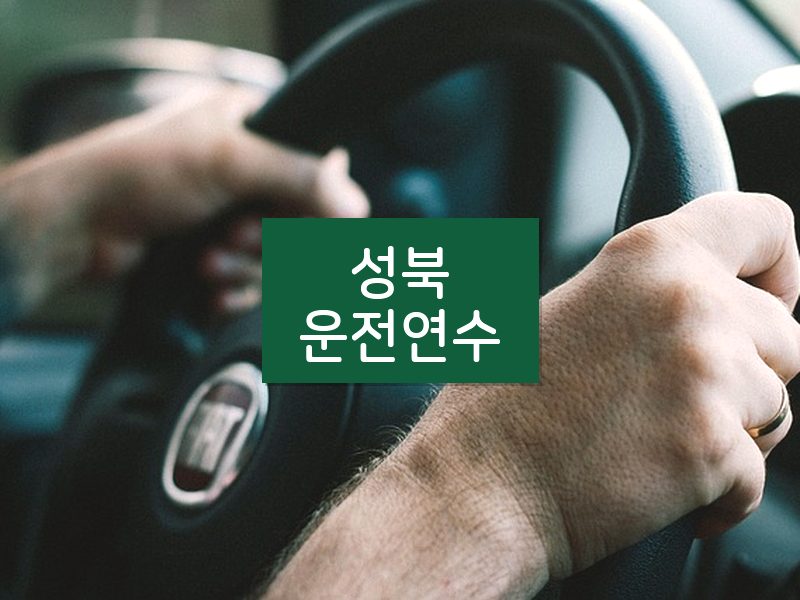 성북운전연수 후기