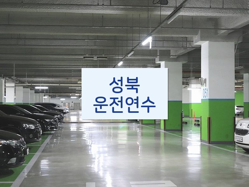 성북운전연수 후기