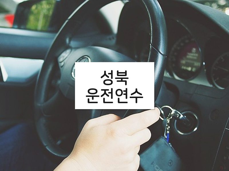 성북운전연수 후기