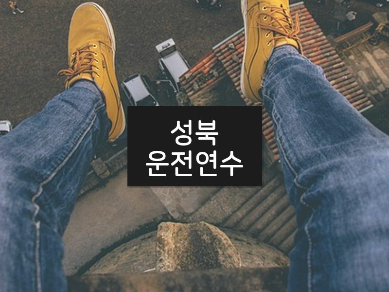성북운전연수 후기