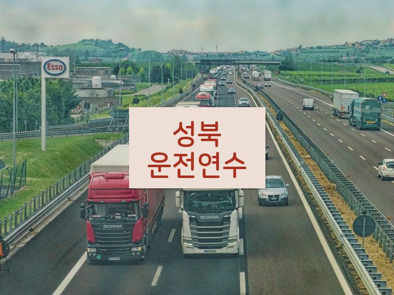 성북운전연수 후기