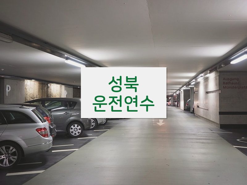 성북운전연수 후기