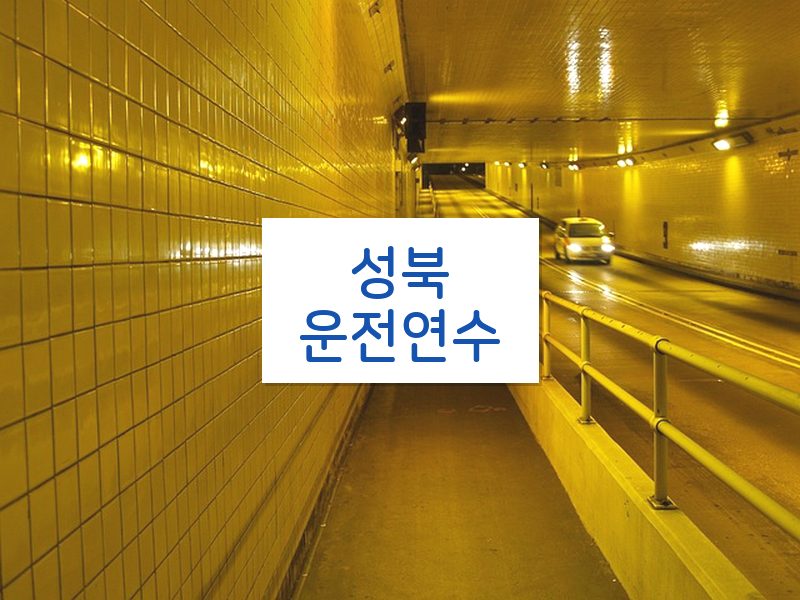 성북운전연수 후기