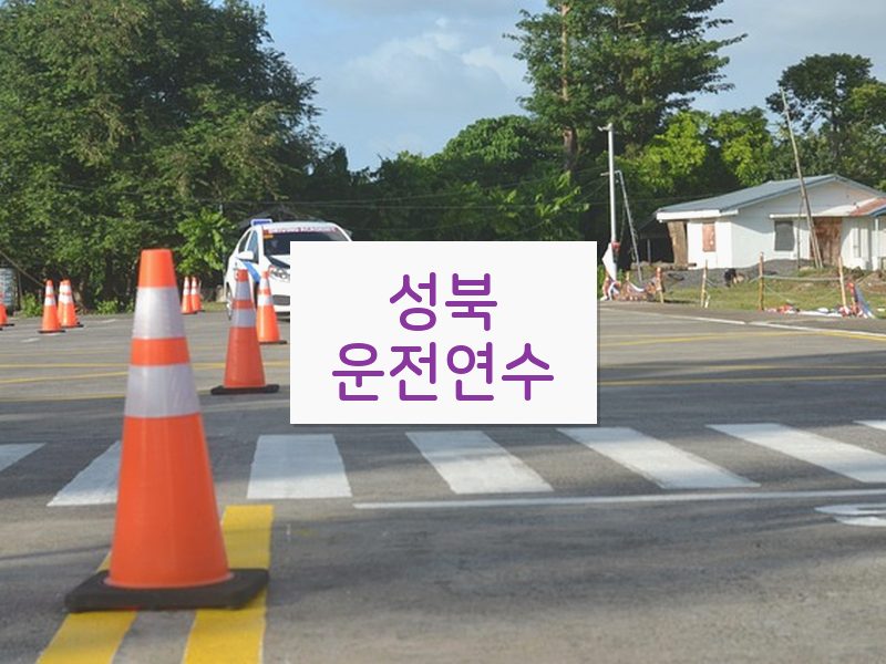 성북운전연수 후기